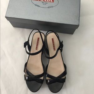 Prada Sandals Black Size 37.5